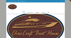 Desktop Screenshot of chriscraftboathouse.com